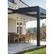 Z-Lite Laurent Outdoor Pendant, 1-Light, 8 In.W x 9 In.H, Black/Clear Seedy 599P8-BK - alternate 2
